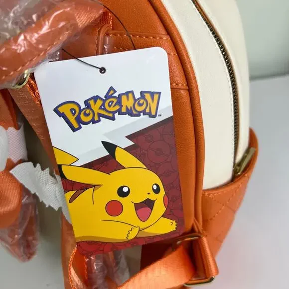 Pokémon Pumpkin Pikachu Mini Backpack Adjustable Straps Fall Bag New - Picture 9 of 9